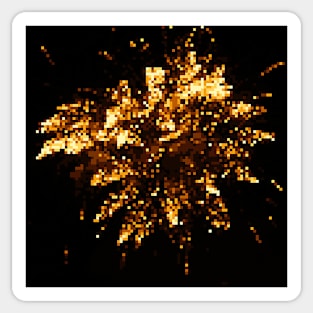 Pixel Firework No.27 Sticker